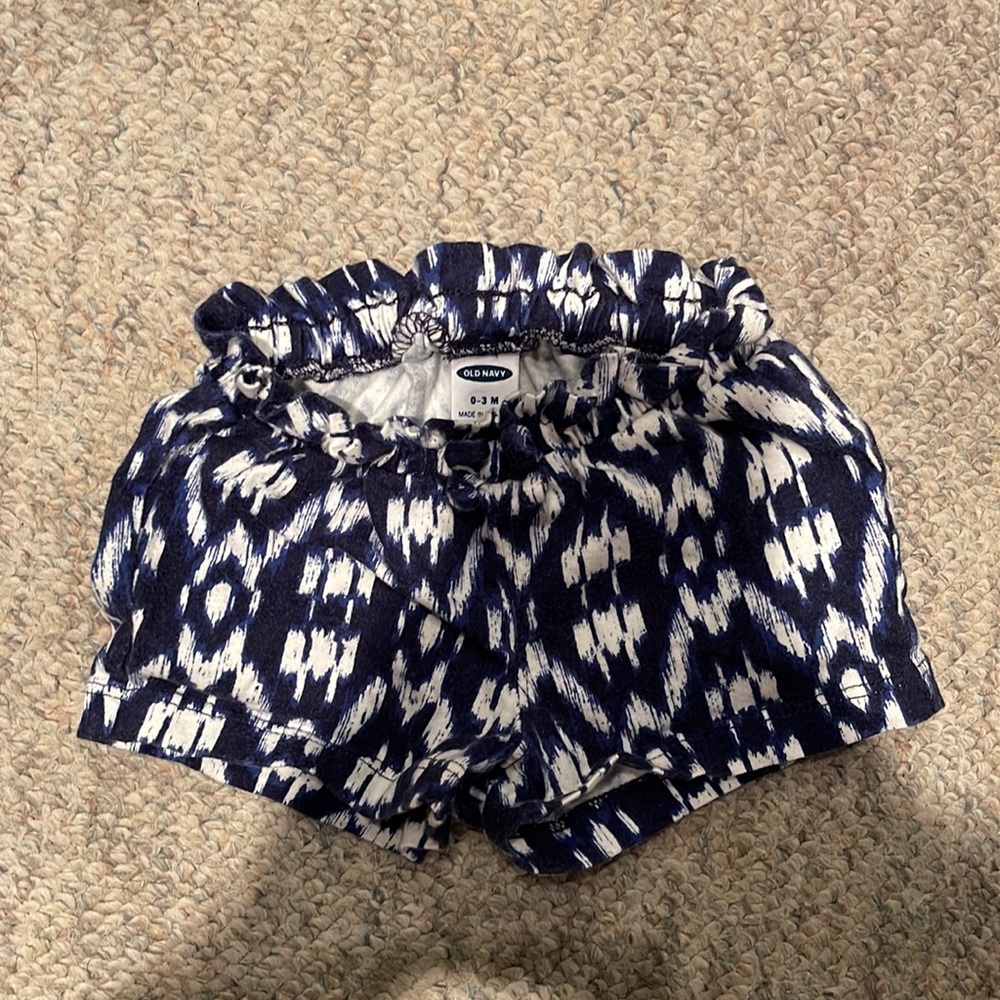 (15for$10) 2 pairs of baby girl shorts